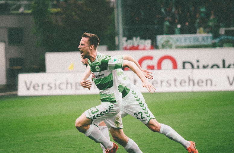 Torjubel. (Quelle: spvgg-fuerth.com)